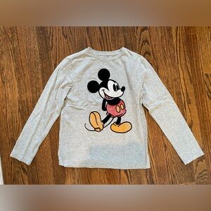 Kids Gap Disney Mickey Mouse long sleeve tee shirt size Large (10/11)